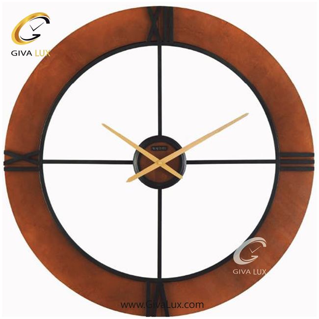 ساعت دیواری اورجینال والتر آلیاژ فلزی-چوب قهوه ای| کد رفرنس 8079BR