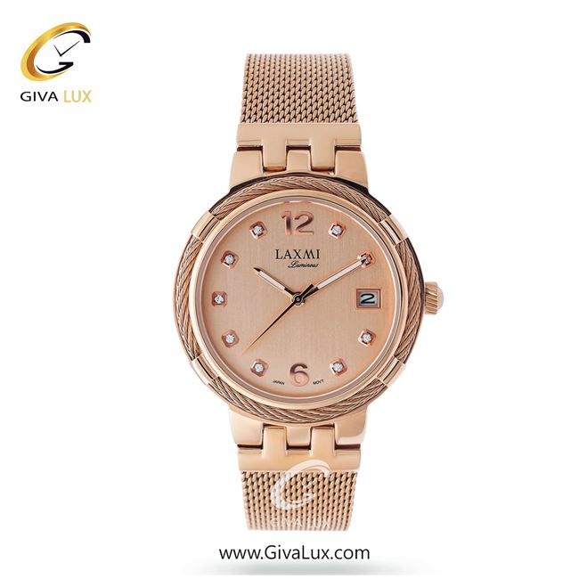 ساعت مچی اورجینال زنانه لاکسمی رزگلد | رزگلد| رزگلد| کد رفرنس 1-8111