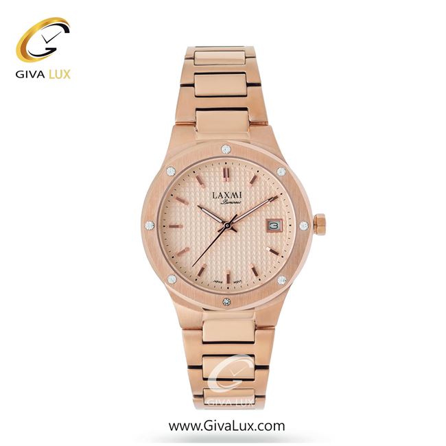 ساعت مچی اورجینال زنانه لاکسمی رزگلد | رزگلد| رزگلد| کد رفرنس 2-8112