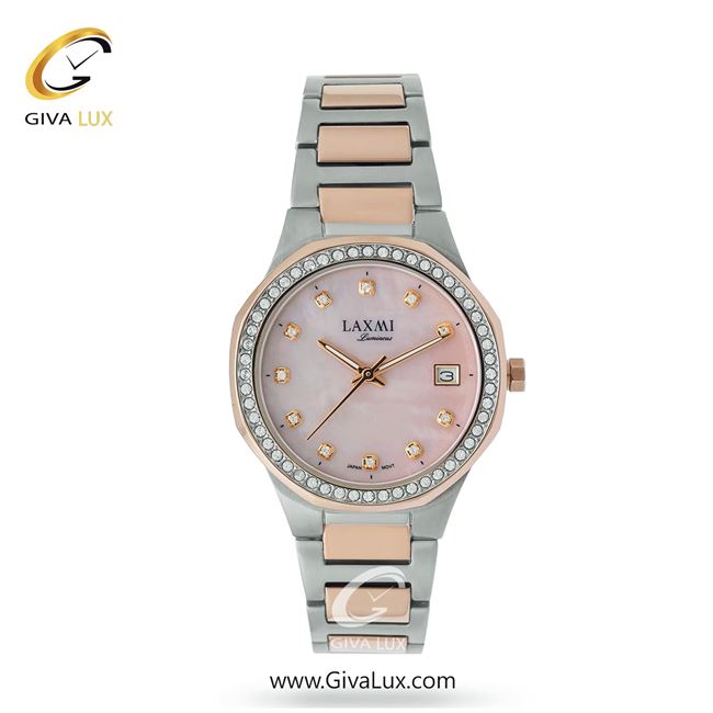 ساعت مچی اورجینال زنانه لاکسمی رزگلد-نقره ای | نقره ای-رزگلد| رزگلد| کد رفرنس 4-8113