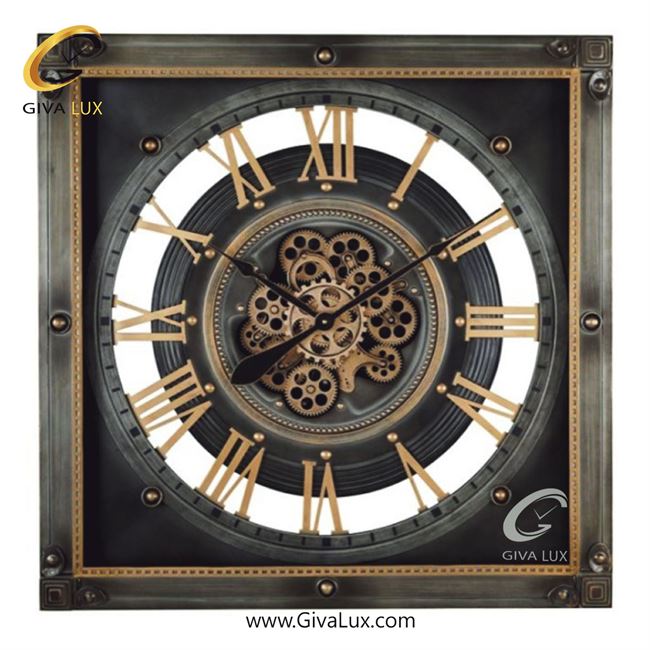 ساعت دیواری اورجینال والتر آلیاژ فلزی طوسی| کد رفرنس 8114