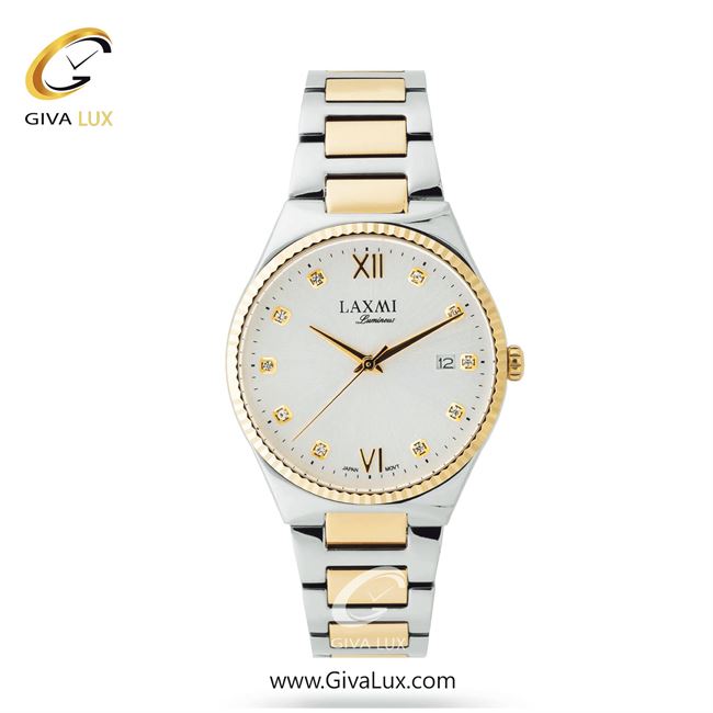 ساعت مچی اورجینال زنانه لاکسمی نقره ای-طلایی | طلایی-نقره ای| نقره ای| کد رفرنس 3-8134