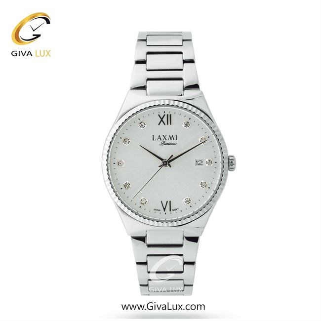 ساعت مچی اورجینال زنانه لاکسمی نقره ای | نقره ای| نقره ای| کد رفرنس 4-8134