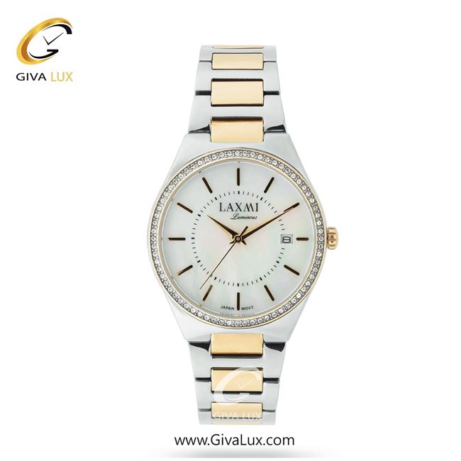 ساعت مچی اورجینال زنانه لاکسمی طلایی-نقره ای | طلایی-نقره ای| سفید| کد رفرنس 5-8135