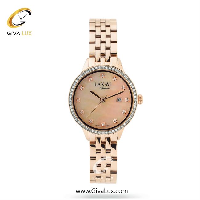 ساعت مچی اورجینال زنانه لاکسمی رزگلد | رزگلد| رزگلد| کد رفرنس 2-8139