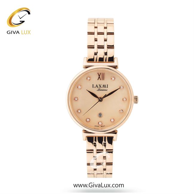 ساعت مچی اورجینال زنانه لاکسمی رزگلد | رزگلد| رزگلد| کد رفرنس 1-8141