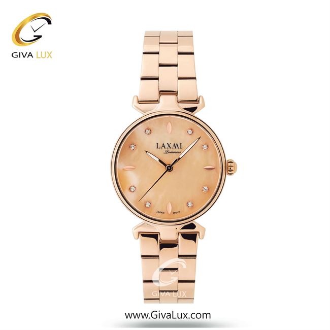 ساعت مچی اورجینال زنانه لاکسمی رزگلد | رزگلد| رزگلد| کد رفرنس 2-8144