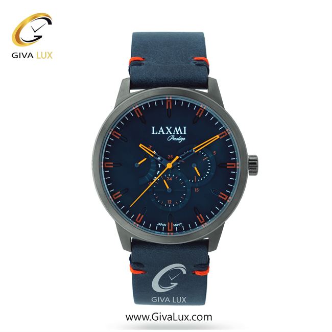 ساعت مچی اورجینال مردانه لاکسمی سه موتوره فول تایم تیتانیوم | سرمه ای| سرمه ای| کد رفرنس 3-8152