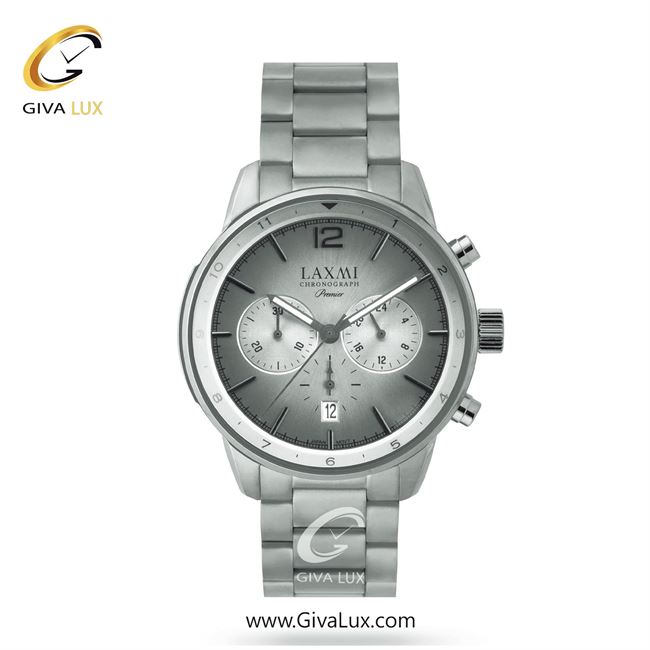 ساعت مچی اورجینال مردانه لاکسمی سه موتوره کرنوگراف نقره ای | نقره ای| نقره ای| کد رفرنس 5-8160