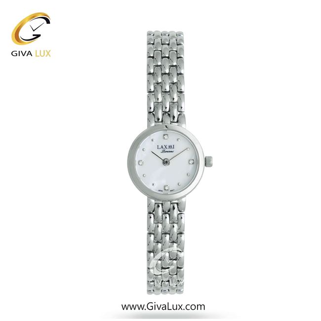 ساعت مچی اورجینال زنانه لاکسمی نقره ای | نقره ای| سفید صدفی| کد رفرنس 2-8166