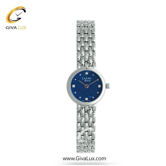 ساعت مچی اورجینال زنانه لاکسمی نقره ای | نقره ای| سرمه ای| کد رفرنس 4-8166