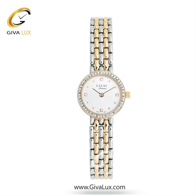 ساعت مچی اورجینال زنانه لاکسمی طلایی | نقره ای-طلایی| سفید| کد رفرنس 4-8167