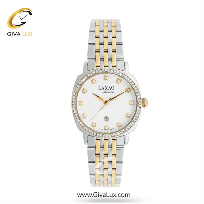 ساعت مچی اورجینال زنانه لاکسمی طلایی-نقره ای | طلایی-نقره ای| سفید| کد رفرنس 4-8171