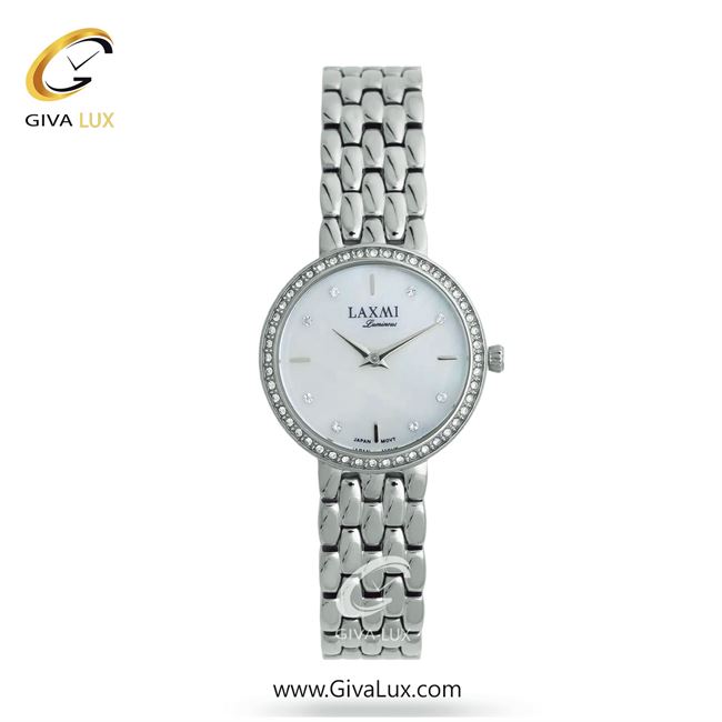 ساعت مچی اورجینال زنانه لاکسمی نقره ای | نقره ای| سفید صدفی| کد رفرنس 1-8172