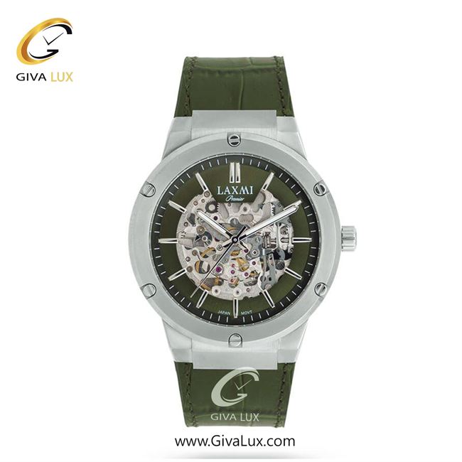 ساعت مچی اورجینال مردانه لاکسمی نقره ای | زیتونی| زیتونی| کد رفرنس 3-8179