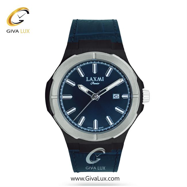 ساعت مچی اورجینال مردانه لاکسمی مشکی-نقره ای | سرمه ای| سرمه ای| کد رفرنس 4-8193