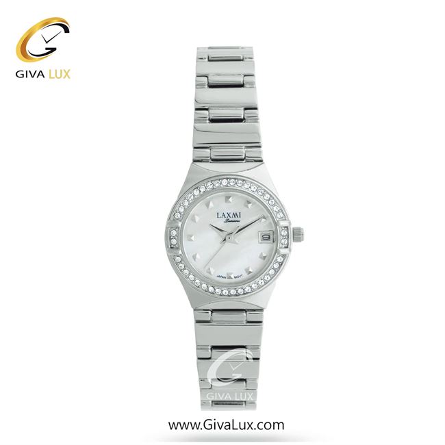 ساعت مچی اورجینال زنانه لاکسمی نقره ای | نقره ای| سفید صدفی| کد رفرنس 1-8201