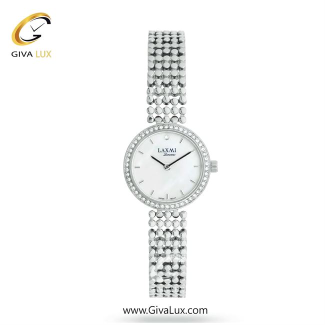 ساعت مچی اورجینال زنانه لاکسمی نقره ای | نقره ای| سفید صدفی| کد رفرنس 1-8202