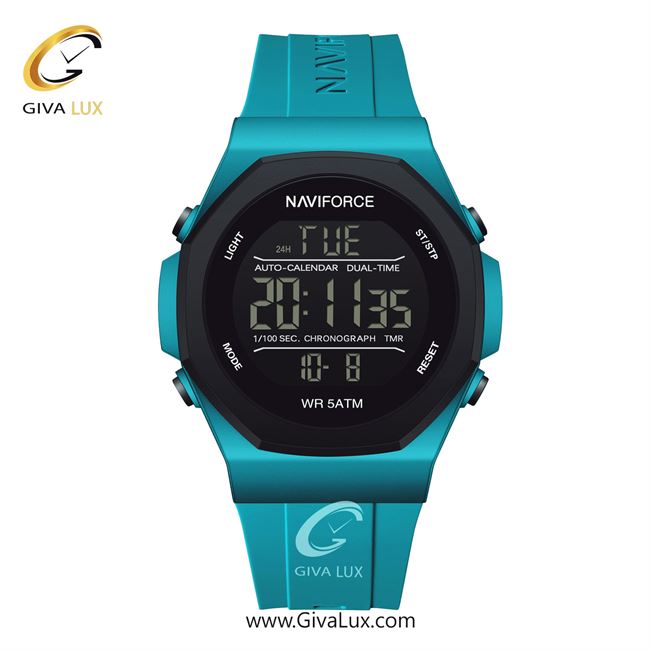 ساعت مچی اورجینال مردانه-اسپرت ناوی فورس|Naviforce|نوی فورس|نیوی فورس آبی | آبی| مشکی| کد رفرنس NF7117 P.BE/P.BE