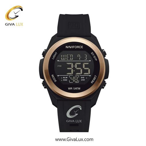 ساعت مچی اورجینال یونیسکس ناوی فورس|Naviforce|نوی فورس|نیوی فورس رزگلد | مشکی| مشکی| کد رفرنس NF7111 B/RG/B