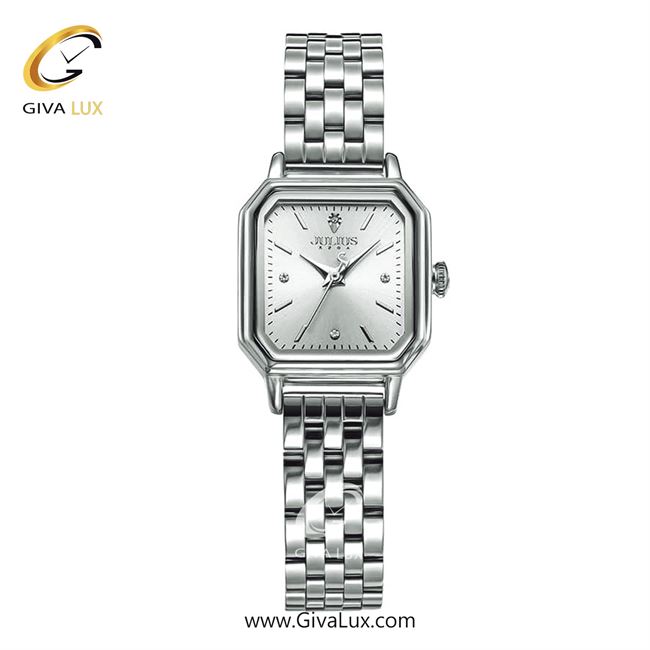 ساعت مچی اورجینال زنانه جولیوس نقره ای | نقره ای| نقره ای| کد رفرنس JA-1557A