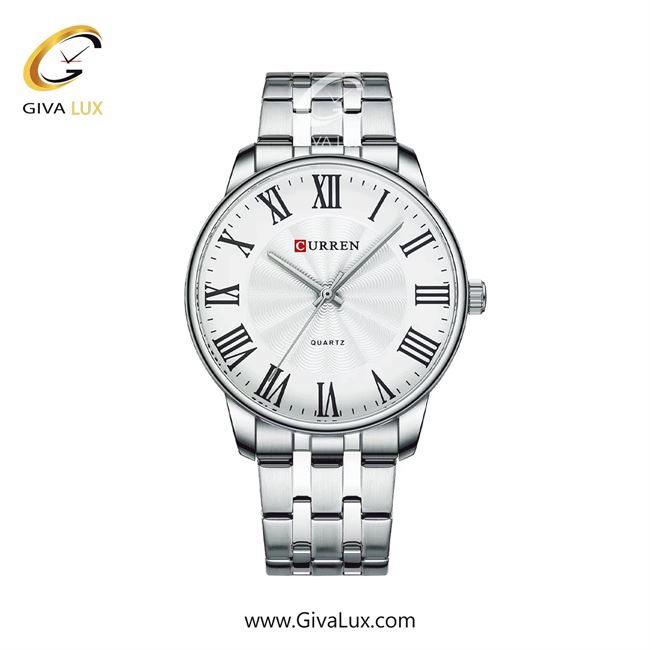 ساعت مچی اورجینال مردانه کارن (کورن) curren نقره ای | نقره ای| نقره ای| کد رفرنس 8422SL