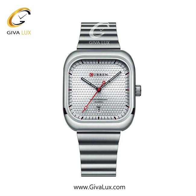 ساعت مچی اورجینال مردانه کارن (کورن) curren نقره ای | نقره ای| نقره ای| کد رفرنس 8460SL