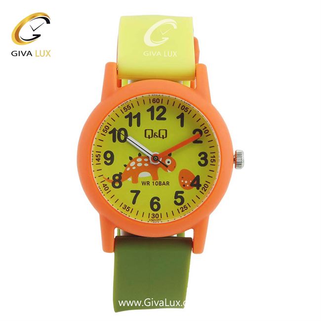 ساعت مچی اورجینال کیو اند کیو بچه گانه نارنجی | سبز | سبز | کد رفرنس VS49J008Y