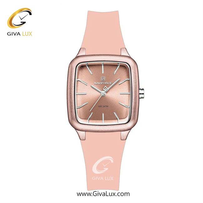 ساعت مچی اورجینال زنانه ناوی فورس|Naviforce|نوی فورس|نیوی فورس صورتی | صورتی| صورتی| کد رفرنس NF5055 P/P