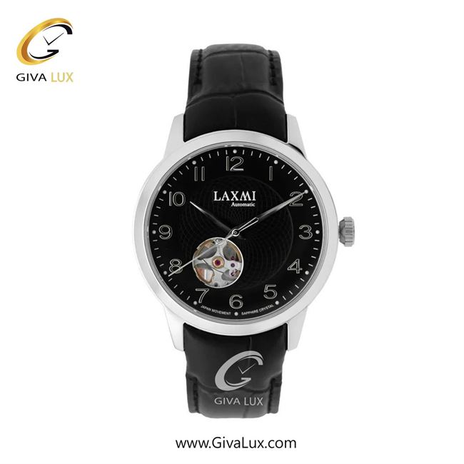 ساعت مچی اورجینال مردانه لاکسمی نقره ای | مشکی| مشکی| کد رفرنس 8532-4