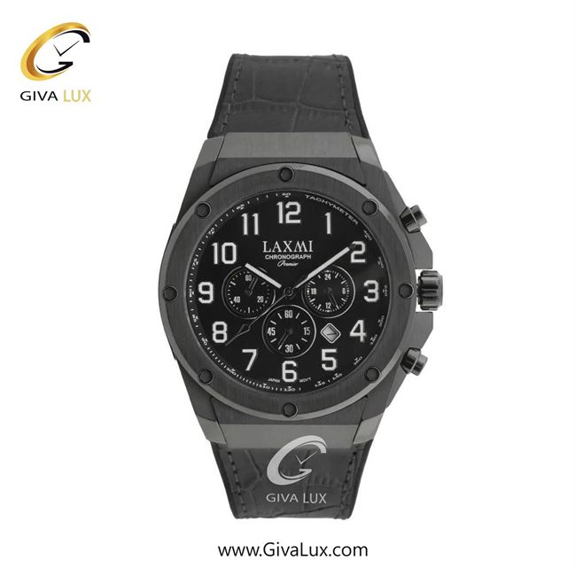 ساعت مچی اورجینال مردانه لاکسمی سه موتوره کرنوگراف مشکی | مشکی| مشکی| کد رفرنس 8554-1