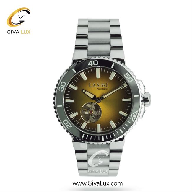 ساعت مچی اورجینال مردانه لاکسمی نقره ای-مشکی | نقره ای| زرد| کد رفرنس 4-8567