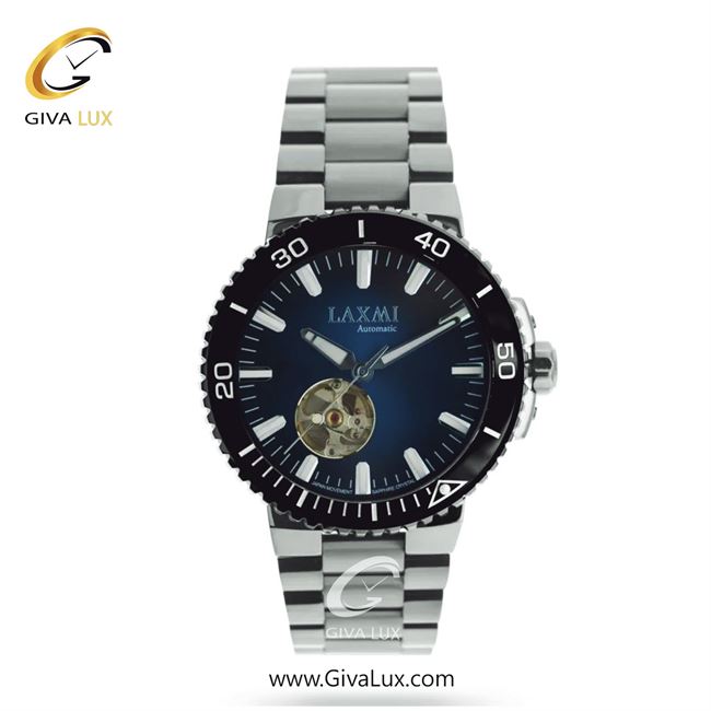 ساعت مچی اورجینال مردانه لاکسمی نقره ای-مشکی | نقره ای| سرمه ای| کد رفرنس 5-8567