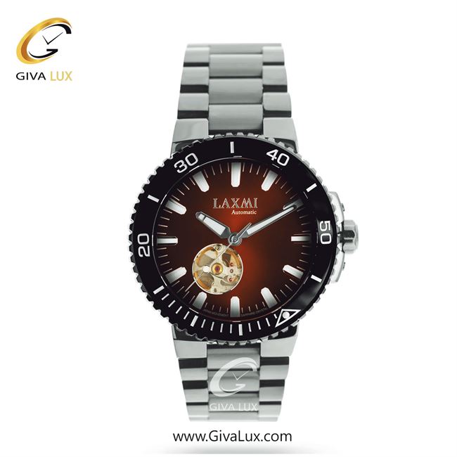 ساعت مچی اورجینال مردانه لاکسمی مشکی-نقره ای | نقره ای| مسی| کد رفرنس 6-8567