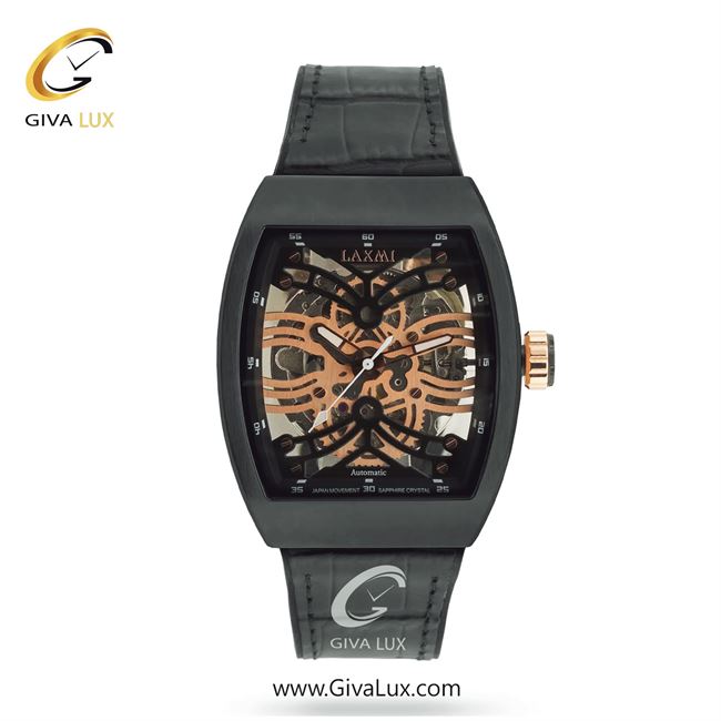 ساعت مچی اورجینال مردانه لاکسمی مشکی | مشکی| مشکی-رزگلد| کد رفرنس 1-8571