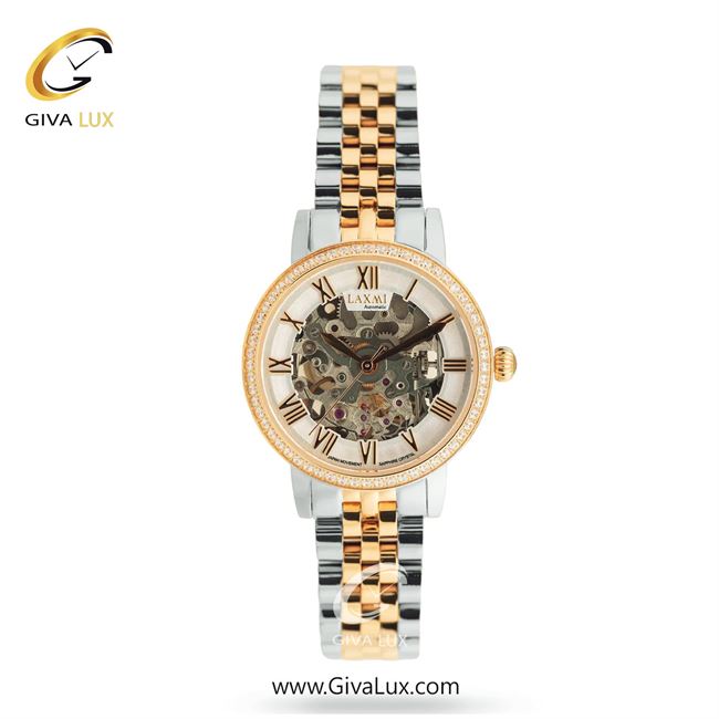 ساعت مچی اورجینال زنانه لاکسمی رزگلد-نقره ای | رزگلد-نقره ای| سفید| کد رفرنس 1-8573