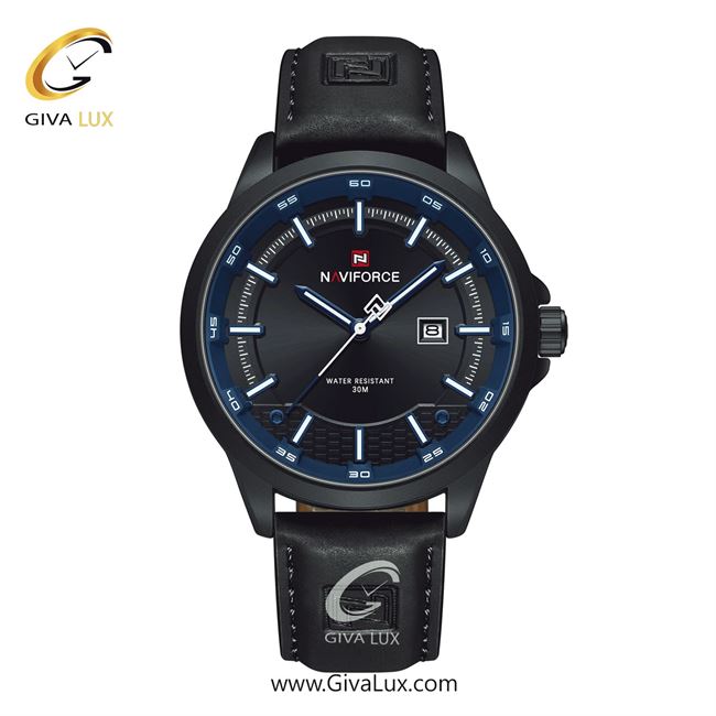ساعت مچی اورجینال مردانه ناوی فورس|Naviforce|نوی فورس|نیوی فورس مشکی | مشکی| مشکی| کد رفرنس NF9248 L B/BE/B