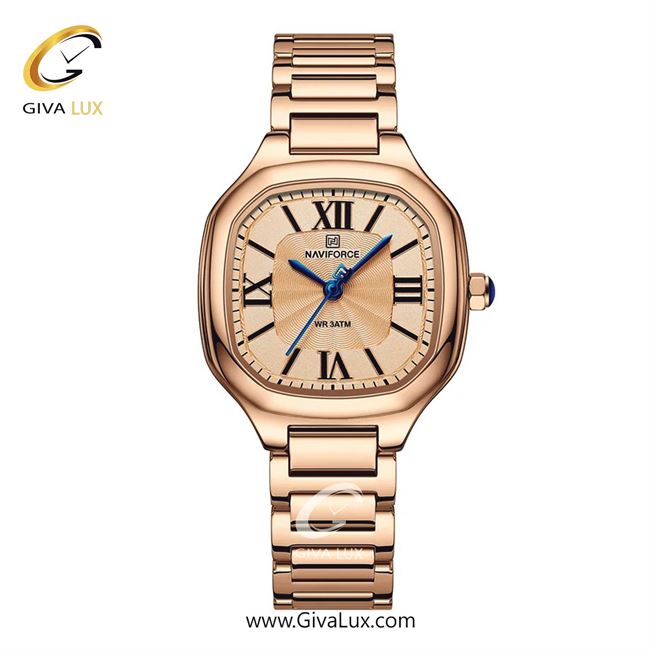 ساعت مچی اورجینال زنانه ناوی فورس|Naviforce|نوی فورس|نیوی فورس رزگلد | رزگلد| رزگلد| کد رفرنس NF5042-RG/RG/RG