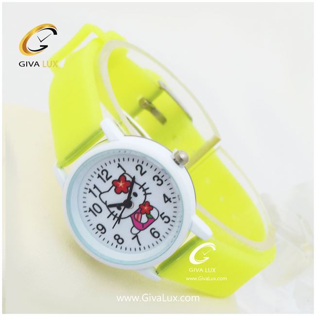 ساعت بچگانه با طرح کیتی 