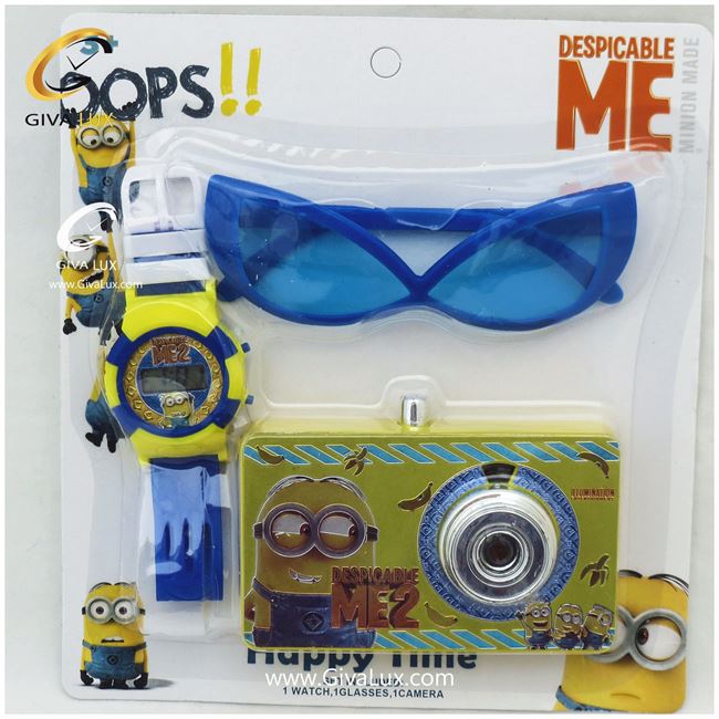 ست بچگانه ساعت و عینک و دوربین 