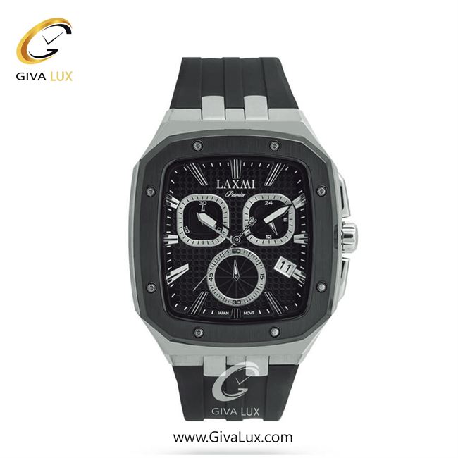 ساعت مچی اورجینال مردانه لاکسمی سه موتوره کرنوگراف نقره ای-مشکی | مشکی| مشکی| کد رفرنس 1-8809
