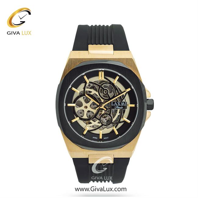 ساعت مچی اورجینال مردانه لاکسمی مشکی-طلایی | مشکی| مشکی| کد رفرنس 3-8813