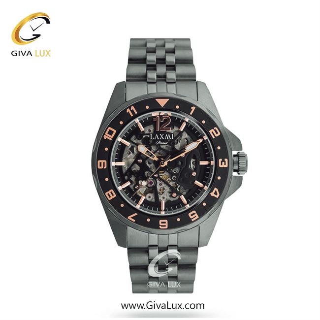 ساعت مچی اورجینال مردانه لاکسمی تیتانیوم | تیتانیوم(زغالی)| مشکی| کد رفرنس 1-8815