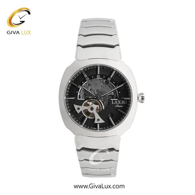 ساعت مچی اورجینال مردانه لاکسمی نقره ای | نقره ای| مشکی| کد رفرنس 1-8816