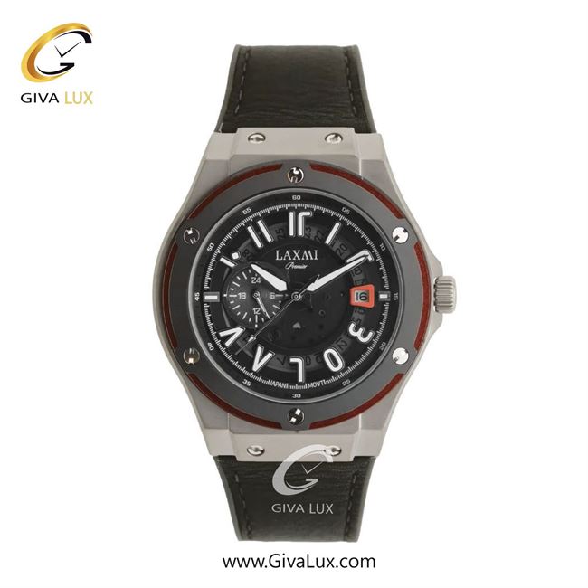 ساعت مچی اورجینال مردانه لاکسمی نقره ای-تیتانیوم | مشکی| مشکی| کد رفرنس 8819-1