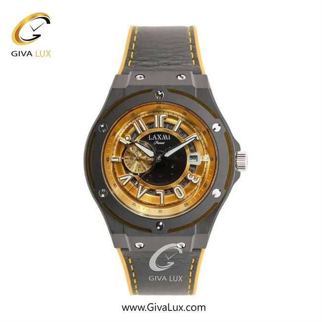 ساعت مچی اورجینال مردانه لاکسمی تیتانیوم | تیتانیوم| طلایی| کد رفرنس 8819-5