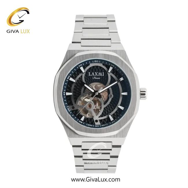 ساعت مچی اورجینال مردانه لاکسمی نقره ای | نقره ای| سرمه ای| کد رفرنس 1-8823