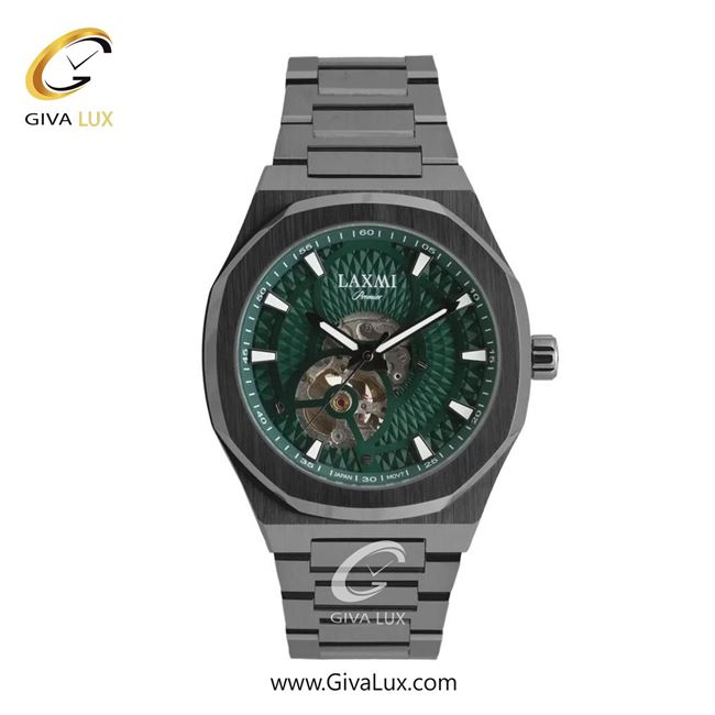 ساعت مچی اورجینال مردانه لاکسمی تیتانیوم | تیتانیوم| سبز یشمی تیره| کد رفرنس 5-8823