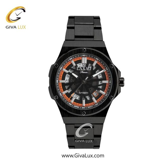 ساعت مچی اورجینال مردانه لاکسمی مشکی | مشکی| مشکی| کد رفرنس 5-8824