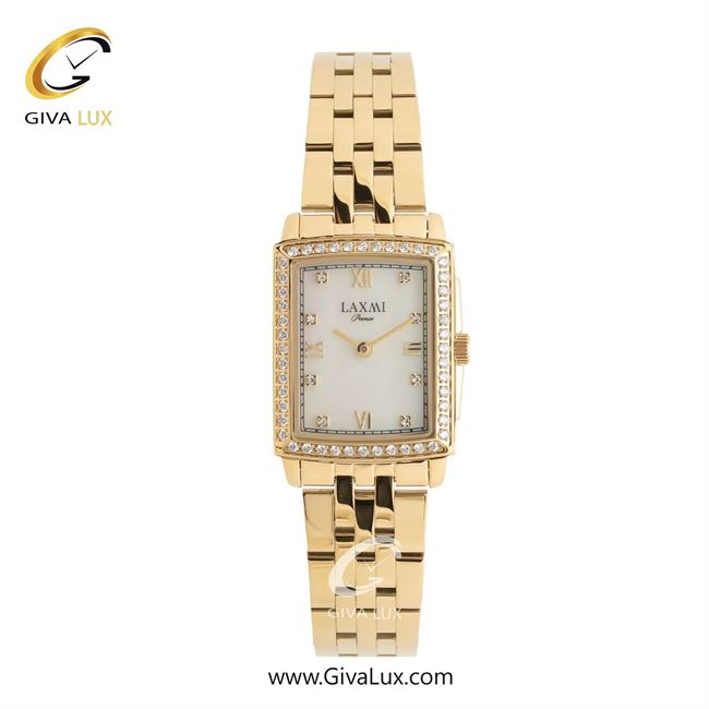 ساعت مچی اورجینال زنانه لاکسمی طلایی | طلایی| سفید| کد رفرنس 8826-2